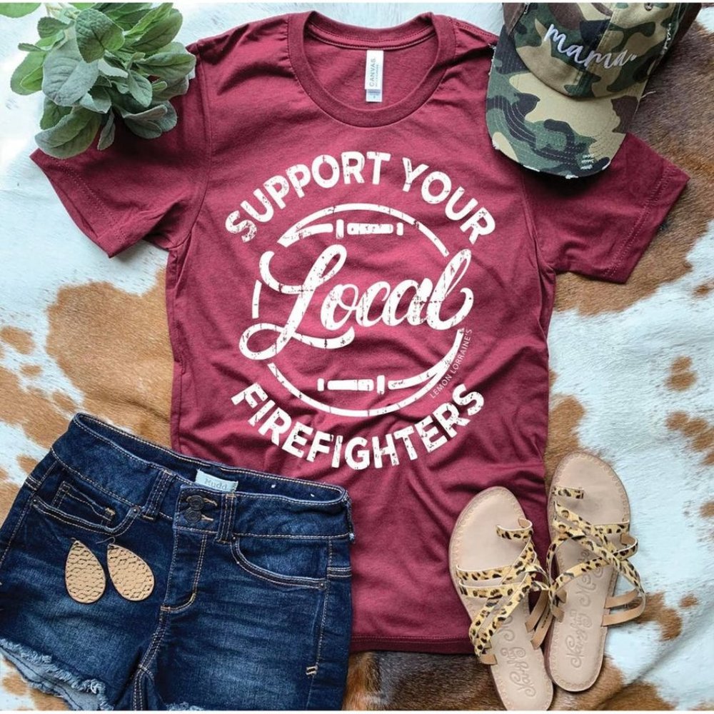 Support Local Firefighters T-Shirt